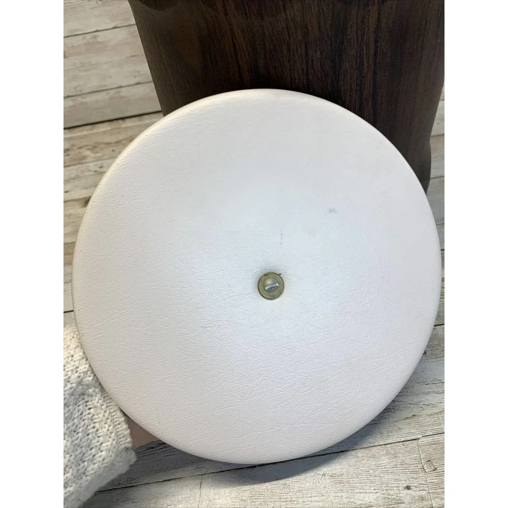 Vintage Retro Mid Century Modern Ice Bucket Vinyl Boho￼ Barware Decor